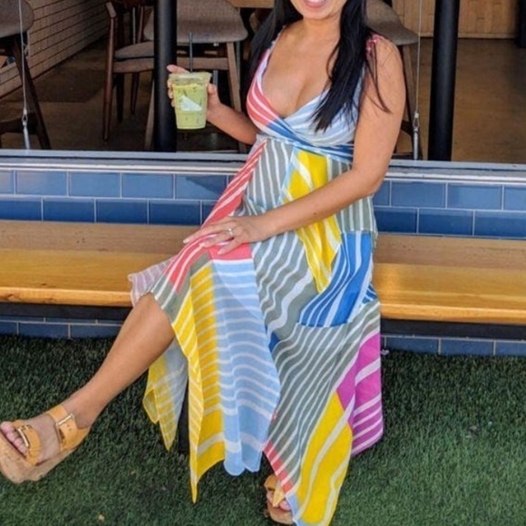 Tanya Taylor Striped Goldie Dress - Picture 3 of 9